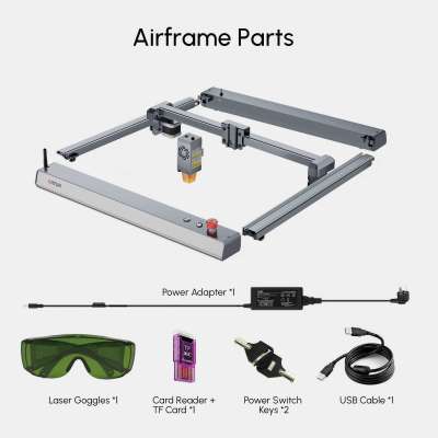 ORTUR Laser Master 3 10W Output Power Laser Engraver, 0.05 * 0.1mm Compressed Spot Laser Cutter add Profile Picture